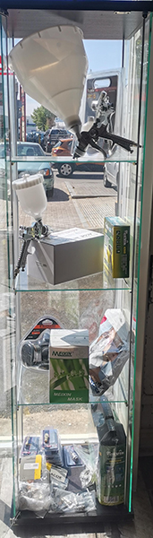 Espositor pistolas Imagen de Espositor pistolas