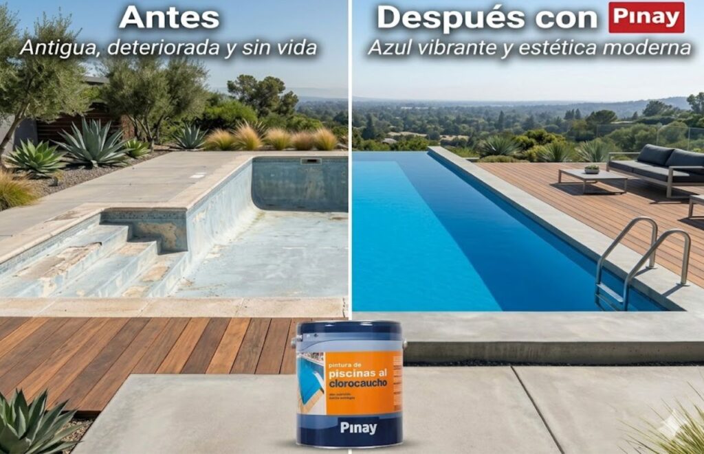 Pintura Piscinas clorocaucho Azul